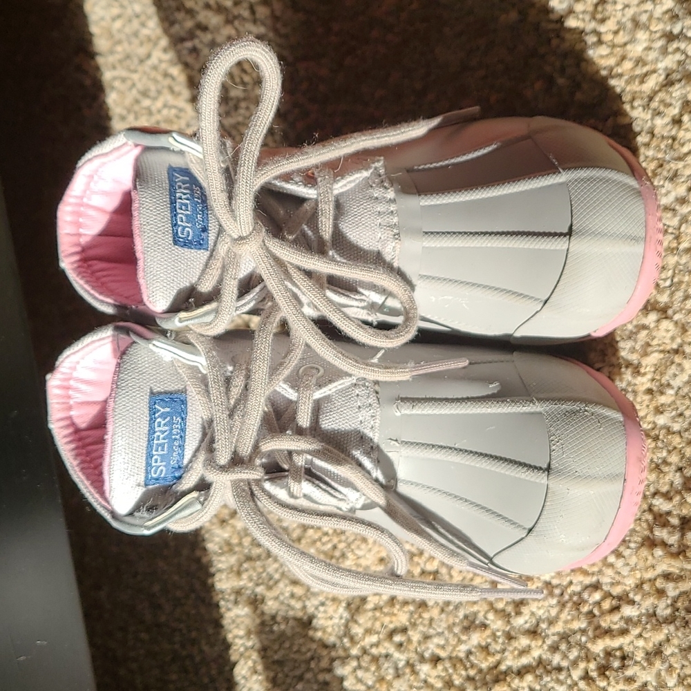 Girls Sperry duck boots